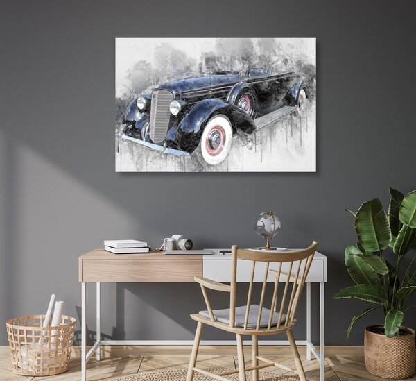 Slika povijesni retro sedan