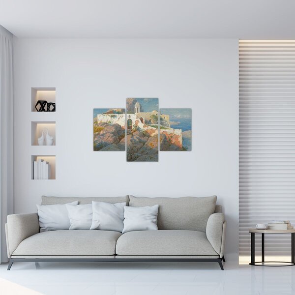 Slika - William Stanley Haseltine, Santa Maria a Cetrella, Anacapri, reprodukcije (90x60 cm)