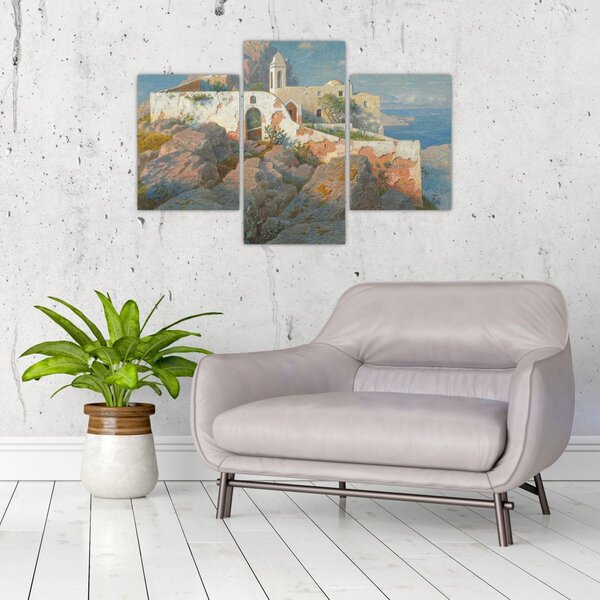 Slika - William Stanley Haseltine, Santa Maria a Cetrella, Anacapri, reprodukcije (90x60 cm)