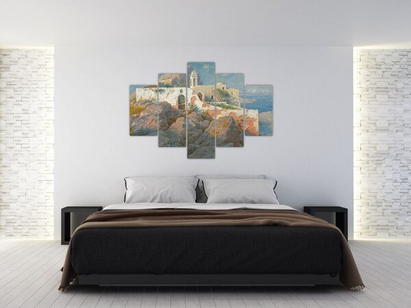 Slika - William Stanley Haseltine, Santa Maria a Cetrella, Anacapri, reprodukcije (150x105 cm)
