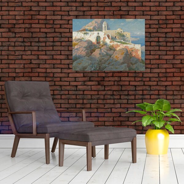Slika - William Stanley Haseltine, Santa Maria a Cetrella, Anacapri, reprodukcije (70x50 cm)