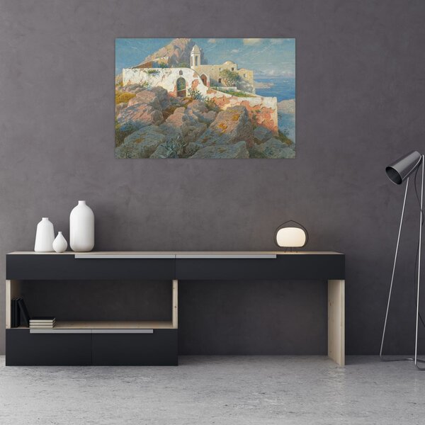 Slika - William Stanley Haseltine, Santa Maria a Cetrella, Anacapri, reprodukcije (90x60 cm)