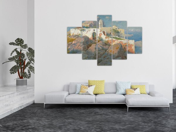 Slika - William Stanley Haseltine, Santa Maria a Cetrella, Anacapri, reprodukcije (150x105 cm)