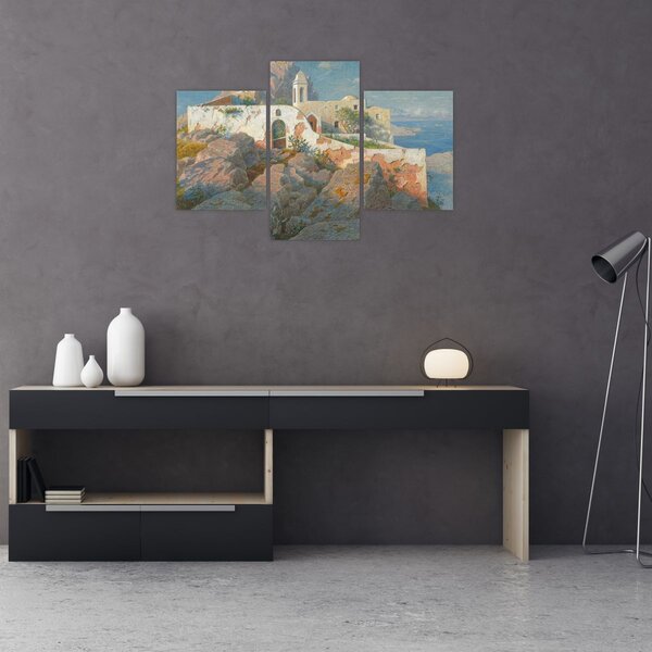 Slika - William Stanley Haseltine, Santa Maria a Cetrella, Anacapri, reprodukcije (90x60 cm)