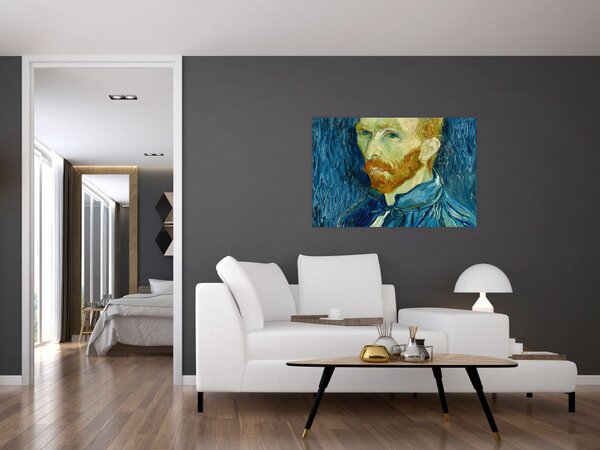Slika - Vincent van Gogh, Self-Portrait, reprodukcije (90x60 cm)