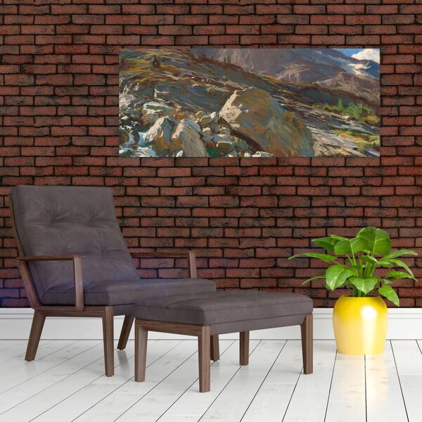 Slika - John Singer Sargent, Simplon Pass, reprodukcije (120x50 cm)