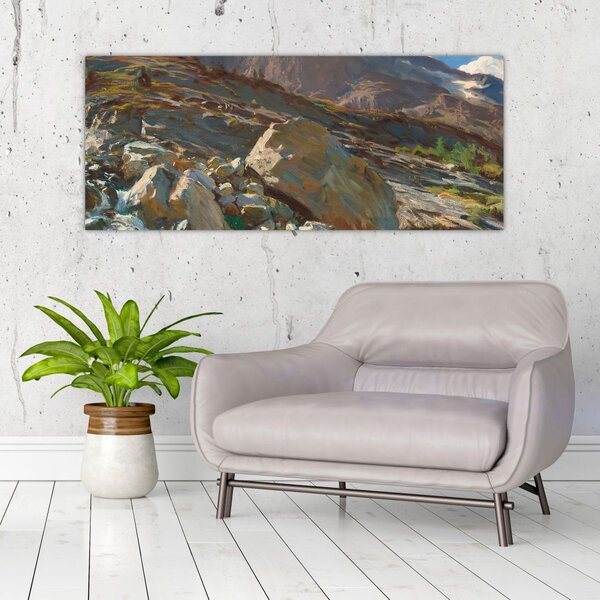 Slika - John Singer Sargent, Simplon Pass, reprodukcije (120x50 cm)