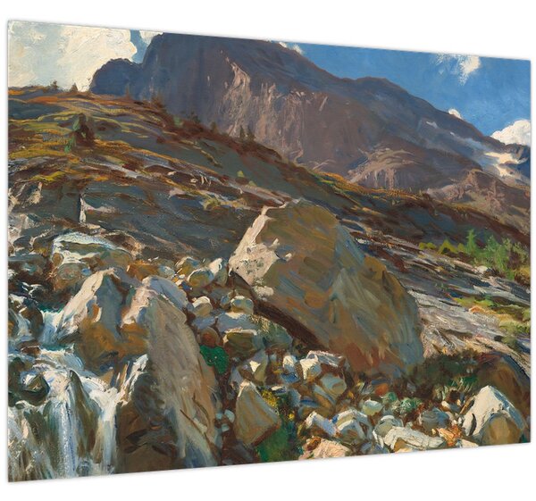 Slika - John Singer Sargent, Simplon Pass, reprodukcije (70x50 cm)