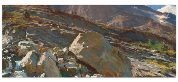 Slika - John Singer Sargent, Simplon Pass, reprodukcije (120x50 cm)