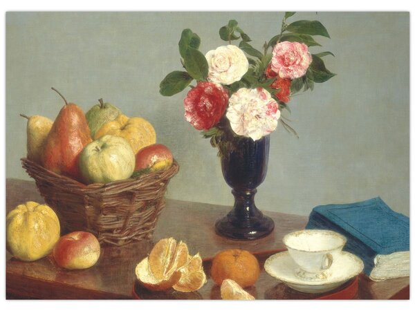 Slika - Henri Fantin-Latour, Still Life, reprodukcije (70x50 cm)