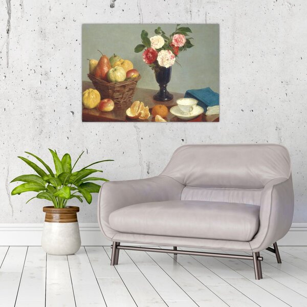 Slika - Henri Fantin-Latour, Still Life, reprodukcije (70x50 cm)