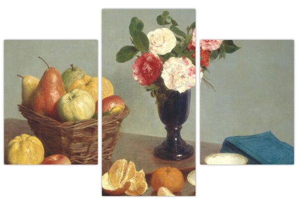 Slika - Henri Fantin-Latour, Still Life, reprodukcije (90x60 cm)