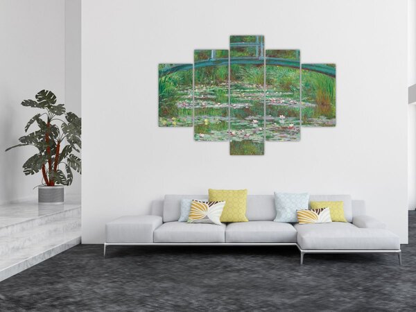 Slika - Claude Monet, The Japanese Footbridge, reprodukcije (150x105 cm)