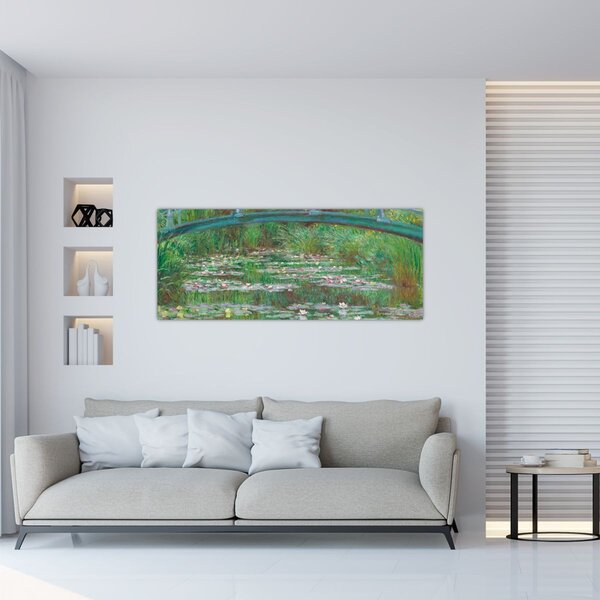Slika - Claude Monet, The Japanese Footbridge, reprodukcije (120x50 cm)