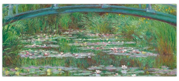 Slika - Claude Monet, The Japanese Footbridge, reprodukcije (120x50 cm)
