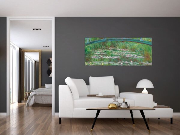 Slika - Claude Monet, The Japanese Footbridge, reprodukcije (120x50 cm)