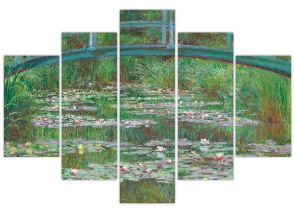 Slika - Claude Monet, The Japanese Footbridge, reprodukcije (150x105 cm)