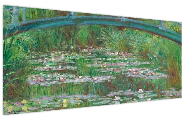 Slika - Claude Monet, The Japanese Footbridge, reprodukcije (120x50 cm)