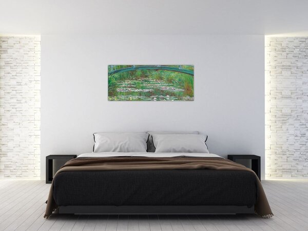 Slika - Claude Monet, The Japanese Footbridge, reprodukcije (120x50 cm)