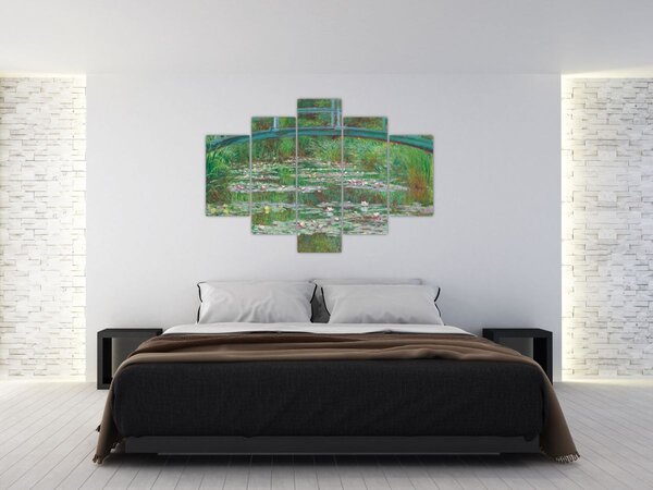 Slika - Claude Monet, The Japanese Footbridge, reprodukcije (150x105 cm)
