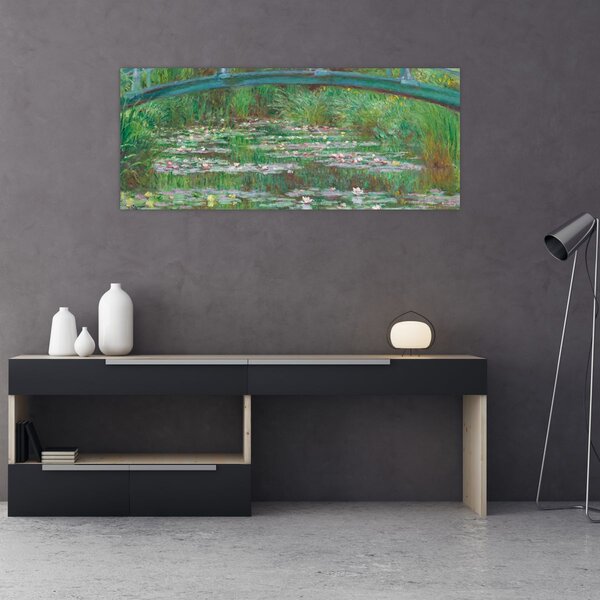 Slika - Claude Monet, The Japanese Footbridge, reprodukcije (120x50 cm)