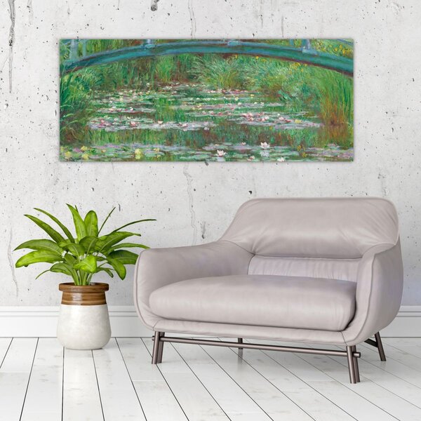 Slika - Claude Monet, The Japanese Footbridge, reprodukcije (120x50 cm)