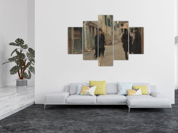 Slika - John Singer Sargent, Street in Venice, reprodukcije (150x105 cm)