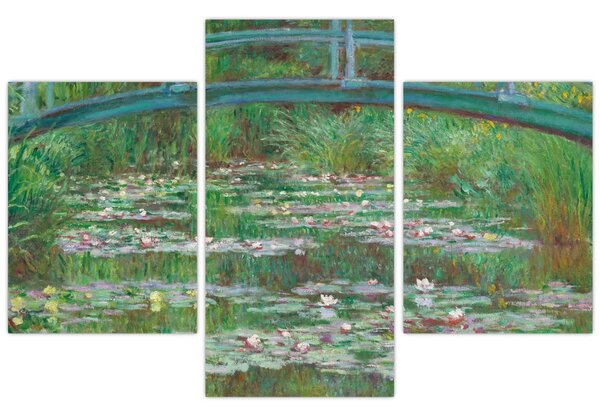Slika - Claude Monet, The Japanese Footbridge, reprodukcije (90x60 cm)