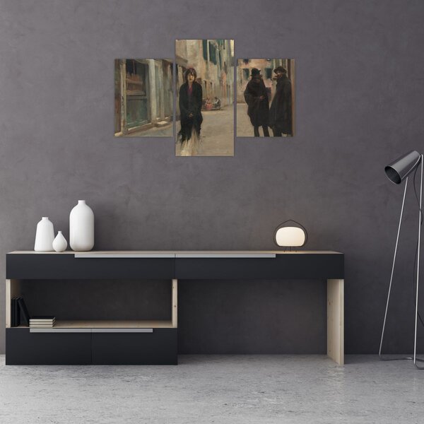 Slika - John Singer Sargent, Street in Venice, reprodukcije (90x60 cm)