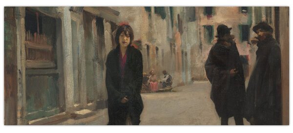 Slika - John Singer Sargent, Street in Venice, reprodukcije (120x50 cm)