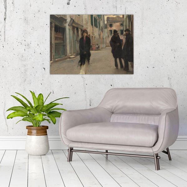 Slika - John Singer Sargent, Street in Venice, reprodukcije (70x50 cm)