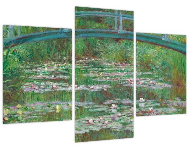 Slika - Claude Monet, The Japanese Footbridge, reprodukcije (90x60 cm)