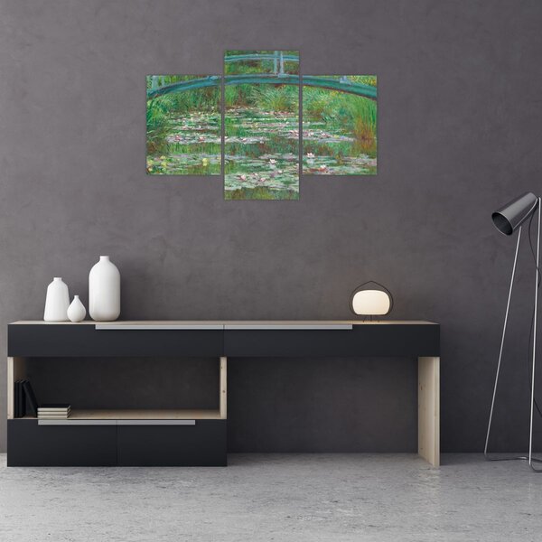 Slika - Claude Monet, The Japanese Footbridge, reprodukcije (90x60 cm)