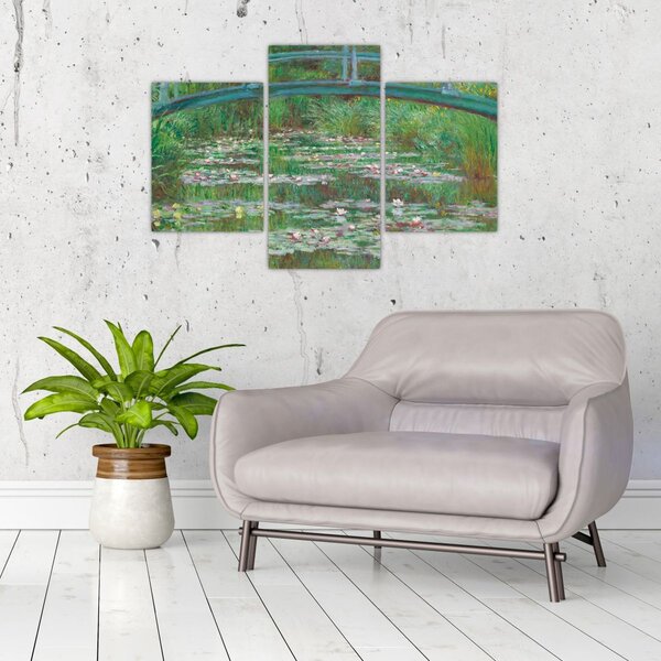 Slika - Claude Monet, The Japanese Footbridge, reprodukcije (90x60 cm)