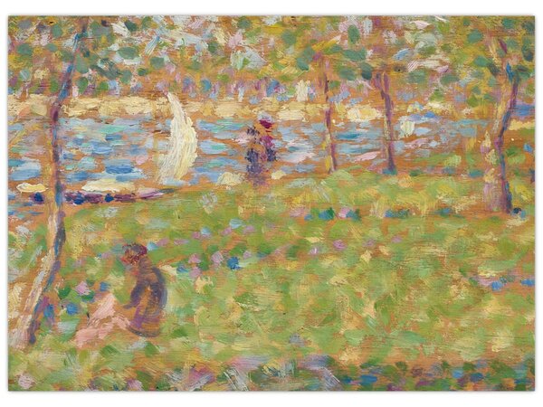 Slika - Georges Seurat, Study for "La Grande Jatte", reprodukcije (70x50 cm)
