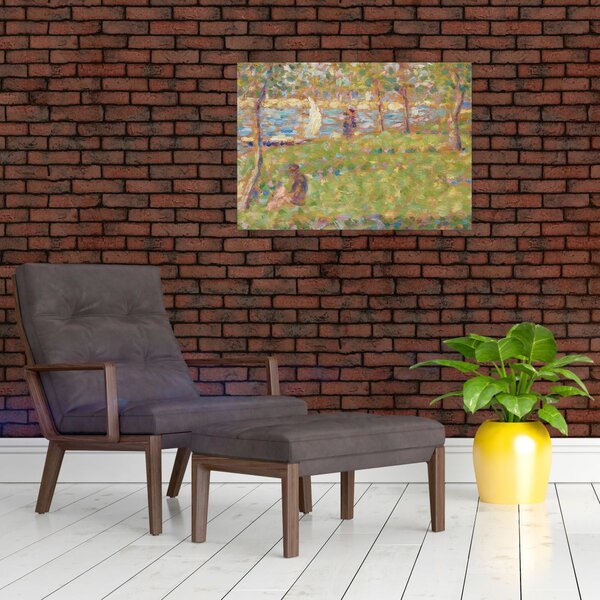 Slika - Georges Seurat, Study for "La Grande Jatte", reprodukcije (70x50 cm)