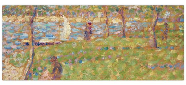 Slika - Georges Seurat, Study for "La Grande Jatte", reprodukcije (120x50 cm)