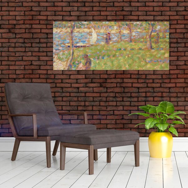 Slika - Georges Seurat, Study for "La Grande Jatte", reprodukcije (120x50 cm)