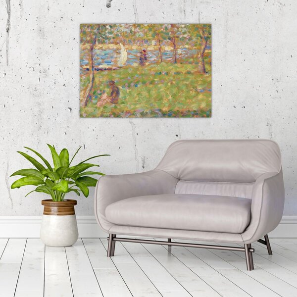 Slika - Georges Seurat, Study for "La Grande Jatte", reprodukcije (70x50 cm)