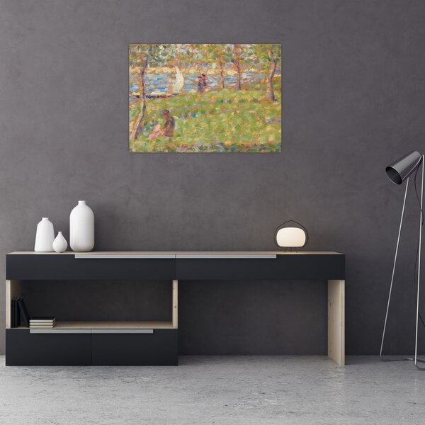 Slika - Georges Seurat, Study for "La Grande Jatte", reprodukcije (70x50 cm)