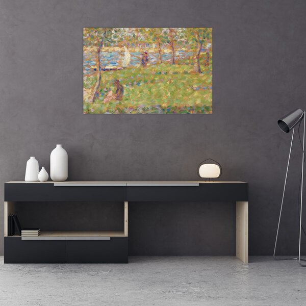 Slika - Georges Seurat, Study for "La Grande Jatte", reprodukcije (90x60 cm)