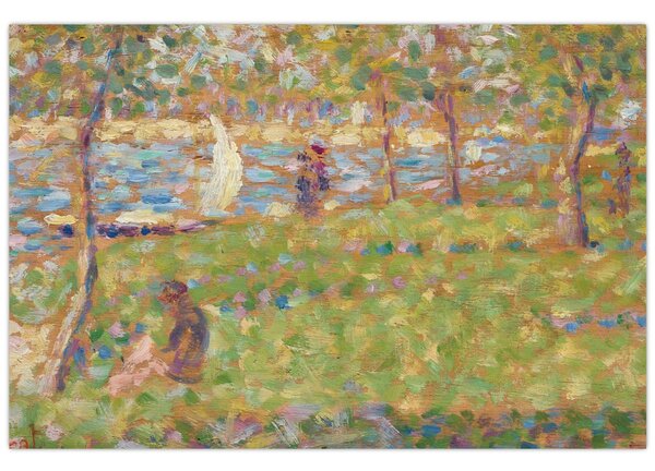 Slika - Georges Seurat, Study for "La Grande Jatte", reprodukcije (90x60 cm)