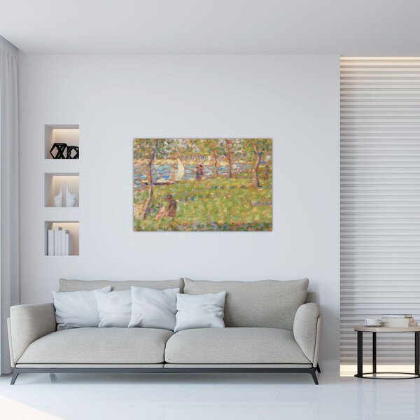 Slika - Georges Seurat, Study for "La Grande Jatte", reprodukcije (90x60 cm)