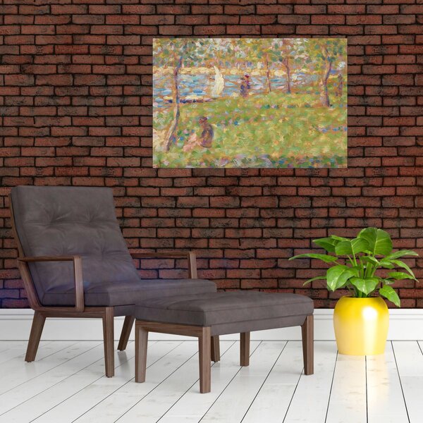 Slika - Georges Seurat, Study for "La Grande Jatte", reprodukcije (90x60 cm)