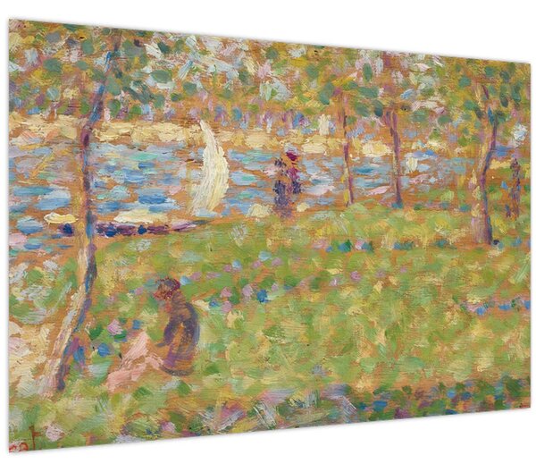 Slika - Georges Seurat, Study for "La Grande Jatte", reprodukcije (90x60 cm)