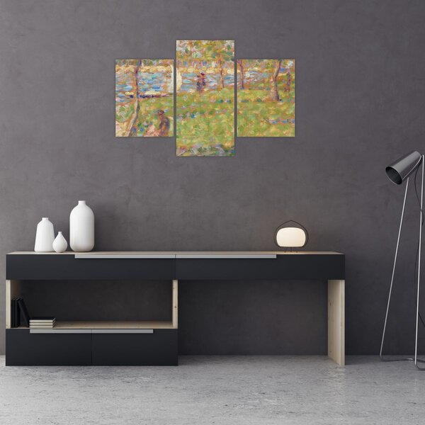 Slika - Georges Seurat, Study for "La Grande Jatte", reprodukcije (90x60 cm)