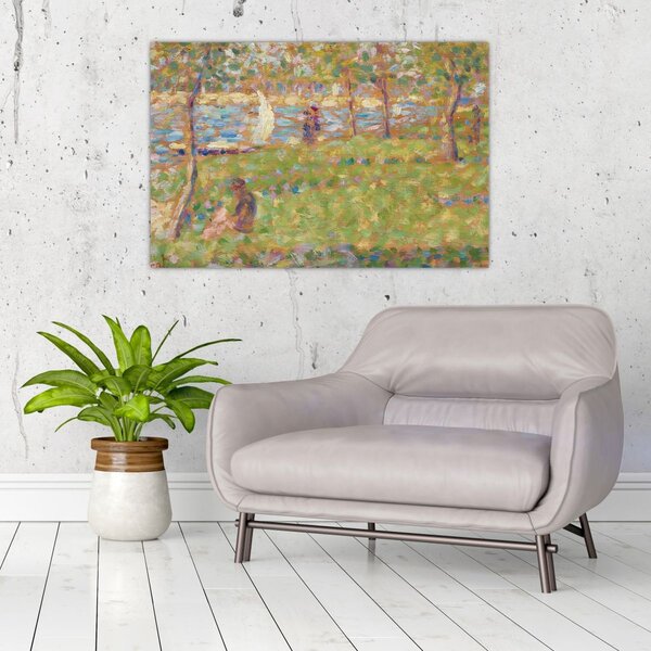 Slika - Georges Seurat, Study for "La Grande Jatte", reprodukcije (90x60 cm)