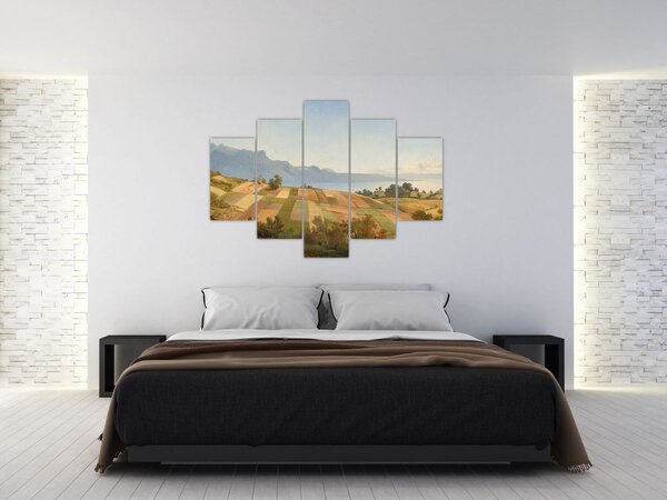 Slika - Alexandre Calame, Swiss Landscape, reprodukcije (150x105 cm)