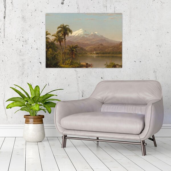 Slika - Frederic Edwin Church, Tamaca Palms, reprodukcije (70x50 cm)