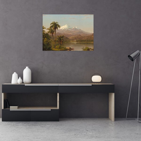 Slika - Frederic Edwin Church, Tamaca Palms, reprodukcije (70x50 cm)